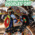 The cover of Indigenous People's Day has cultural regalia