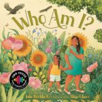 The cover of Who Am I has two girls in a flower field