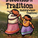 The Stitches of Tradition cover has two women in skirts holding hands in a field